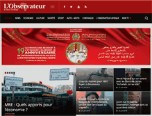 Tablet Screenshot of lobservateur.info