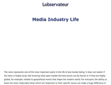 Tablet Screenshot of lobservateur.cd